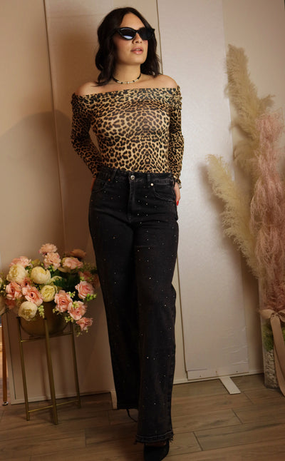 Body barca leopardato